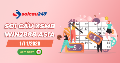 Soi cầu XSMB Win2888 1/11/2020 chính xác nhất hôm nay