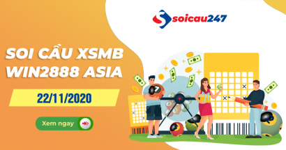 Soi cầu XSMB Win2888 Asia 22/11/2020 chuẩn xác 100%